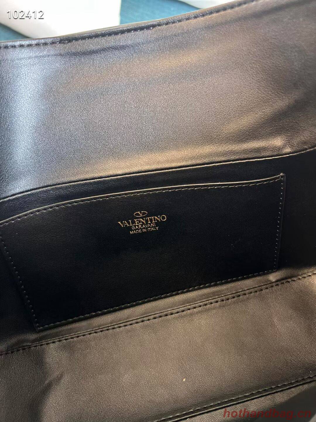 VALENTINO GARAVANI Loco Calf leather bag V2028 black
