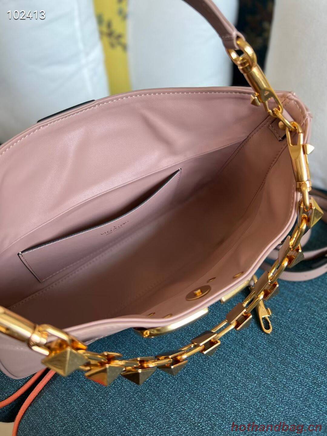 VALENTINO GARAVANI Loco Calf leather bag V2028 pink