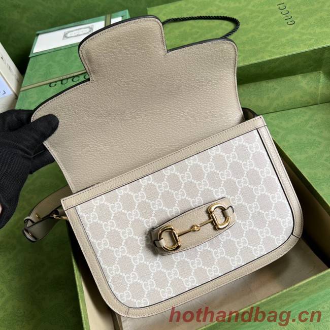 Gucci Horsebit 1955 shoulder bag 602204 Beige