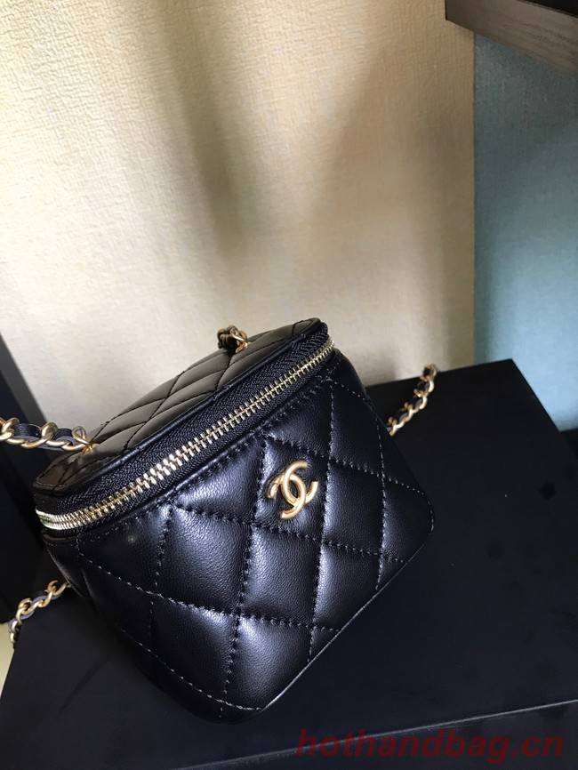 Chanel mini Shoulder Bag Lambskin & Gold-Tone Metal AP2929 black