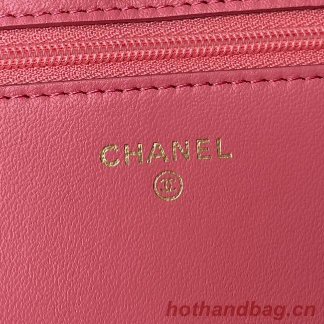 Chanel Lambskin Flap Shoulder Bag AP1450 pink