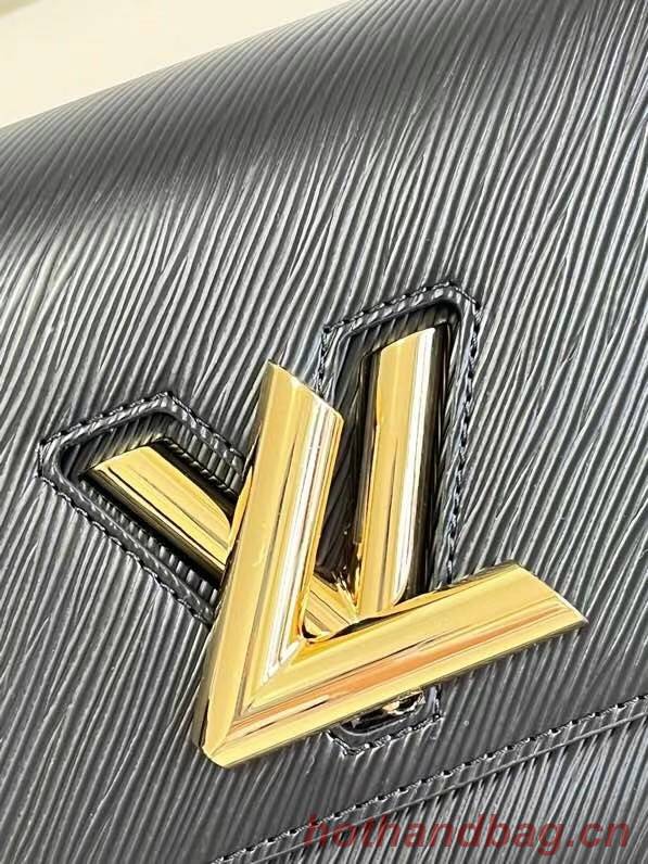 Louis Vuitton TWIST PM M59886 Black / Fuchsia