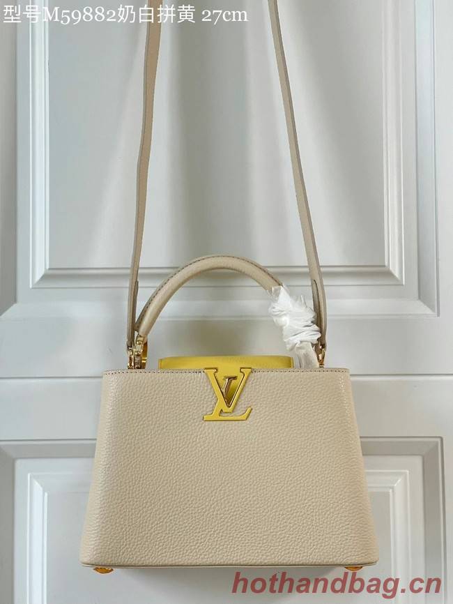 Louis Vuitton CAPUCINES BB M59882 Creme Beige