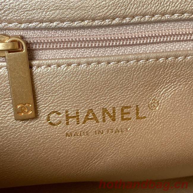 Chanel lambskin Shoulder Bag AS3242 black