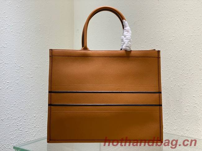 DIOR large leather tote Bag C1286-33 brown