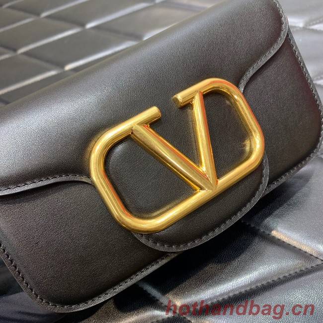 VALENTINO GARAVANI MINI LOCO Calf leather Shoulder Bag 1W2B0K black