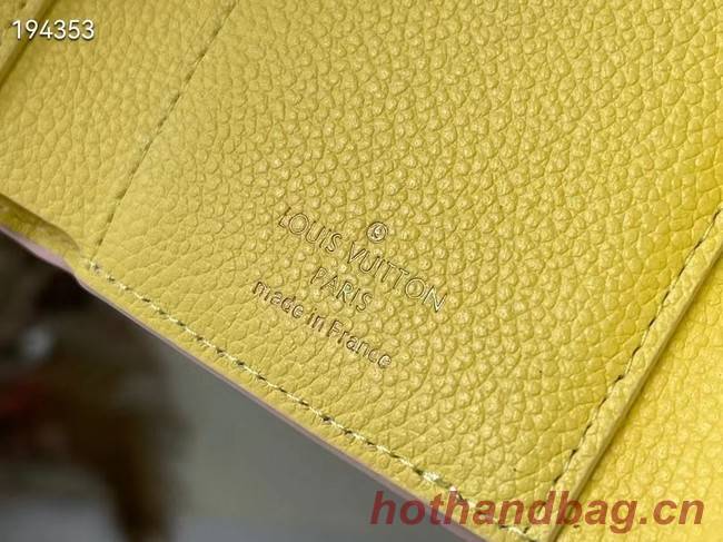 Louis Vuitton VICTORINE WALLET M81428 Lemon Curd Yellow
