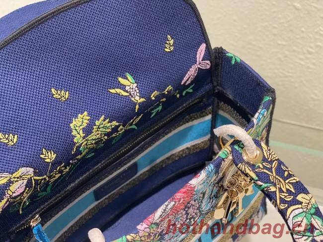 Dior MEDIUM LADY D-LITE BAG Embroidered M0565-11