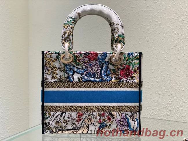 Dior MEDIUM LADY D-LITE BAG Embroidered M0565-12