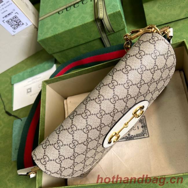 Gucci Horsebit 1955 small bag 677286 white