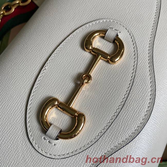 Gucci Horsebit 1955 small bag 677286 white