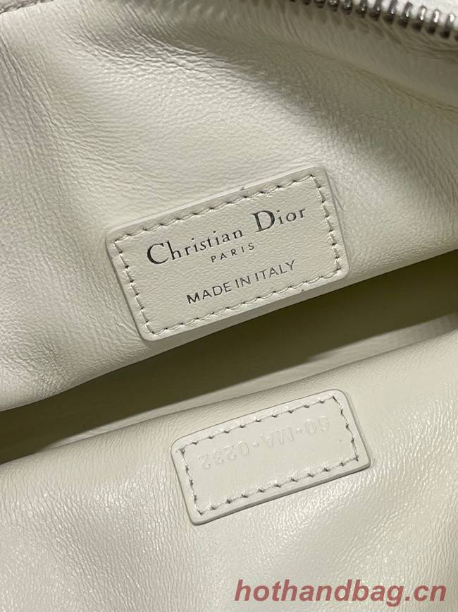 DIOR BOBBY BAG leather S5554 white