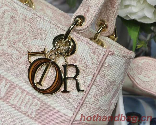 Dior MEDIUM LADY D-LITE BAG Embroidered M0565-16