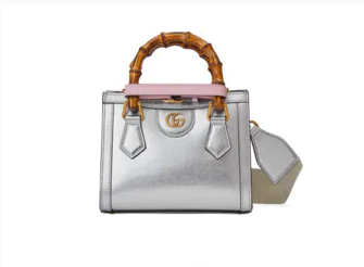 Gucci Diana mini tote bag 702732 Silver
