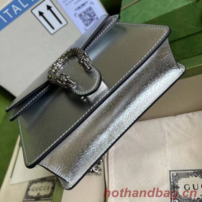Gucci Dionysus lame mini bag 421970 Silver