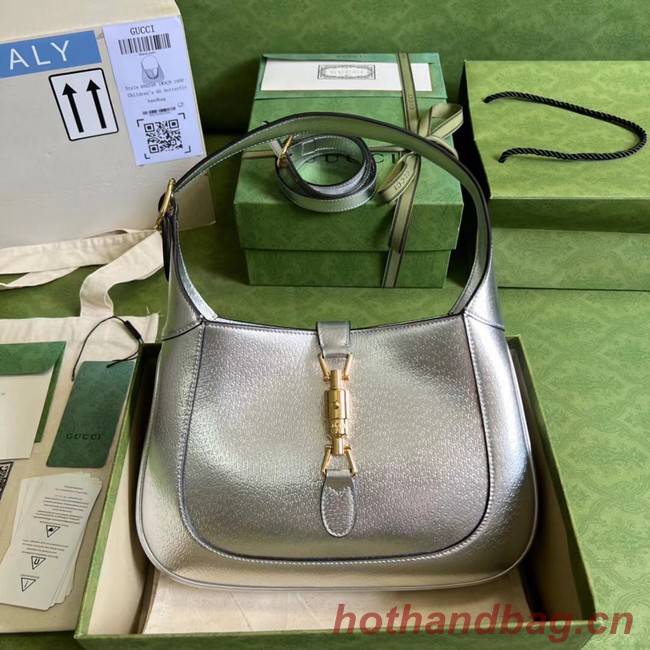 Gucci Jackie 1961 lame mini bag 636709 Silver