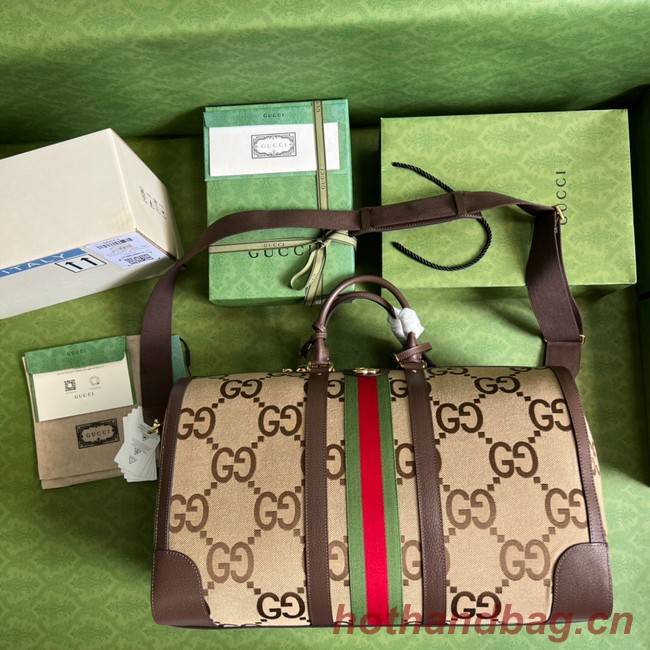 Gucci Jumbo GG large duffle bag 696039 brown