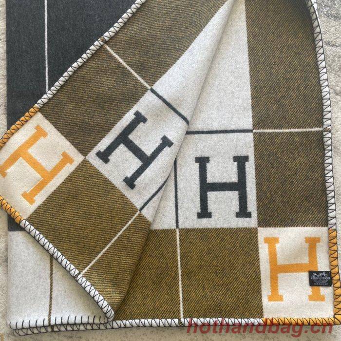 Hermes Lambswool&Cashmere Shawl&Blanket HMB00001