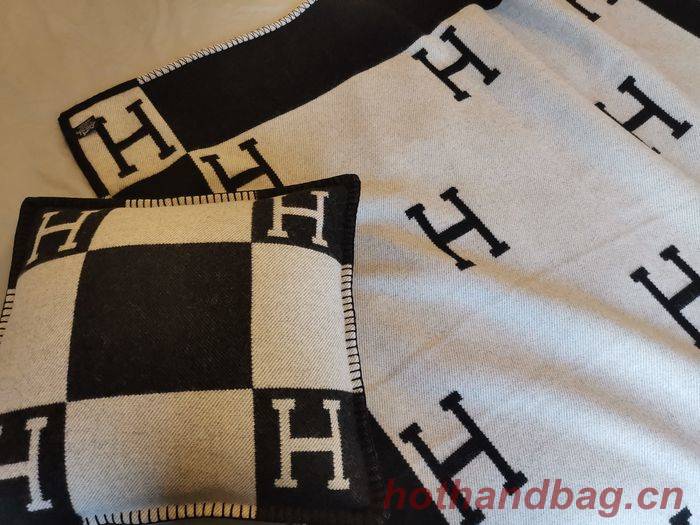 Hermes Lambswool&Cashmere Shawl&Blanket HMB00013