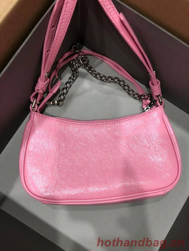 Balenciaga LE CAGOLE MINI PURSE WITH CHAIN 6958141 pink