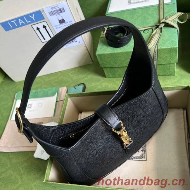 Gucci Jackie 1961 Leather mini bag 675799 black