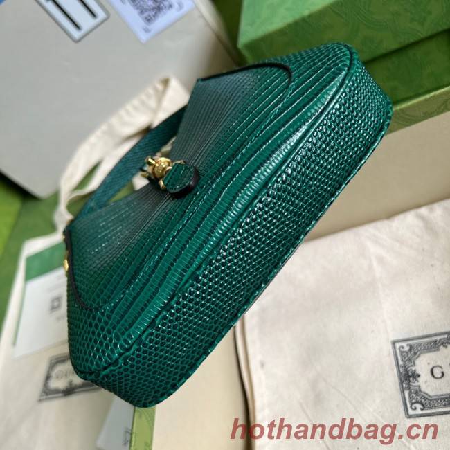 Gucci Jackie 1961 lizard mini bag 675799 green
