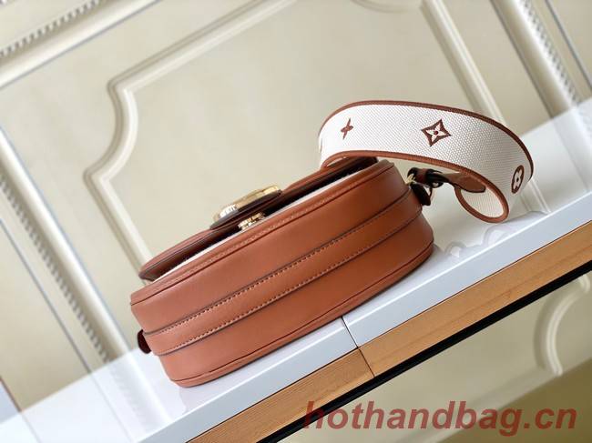Louis Vuitton Taurillonleather and canvas trim M59446 brown