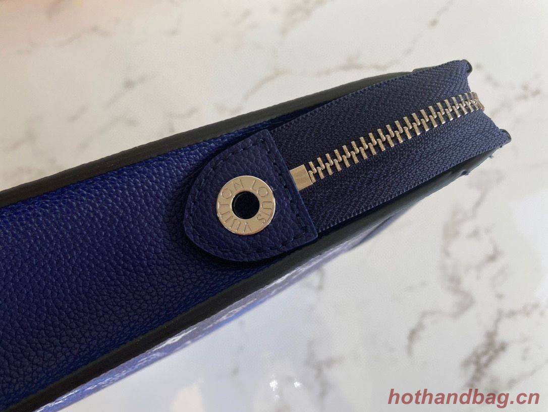 Louis Vuitton Original Leather POCHETTE VOYAGE M81442 Blue