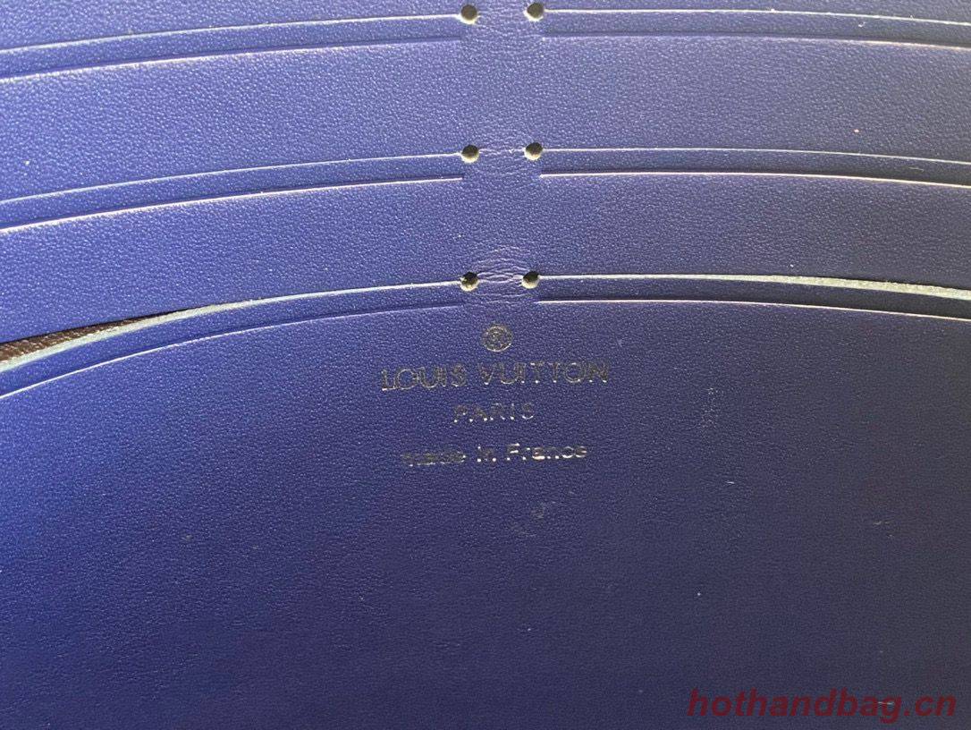 Louis Vuitton Original Leather POCHETTE VOYAGE M81442 Blue