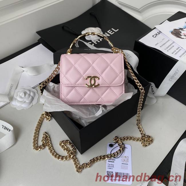 Chanel CLUTCH WITH CHAIN AP2758 Light Pink