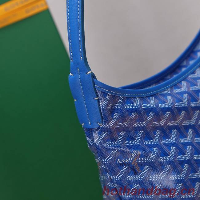 Goyard Calfskin Leather hobo bag G9983 blue