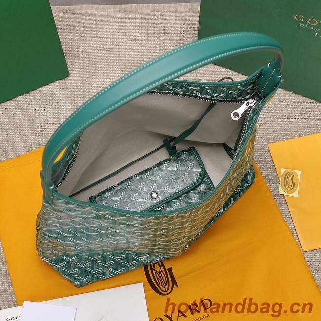 Goyard Calfskin Leather hobo bag G9983 green