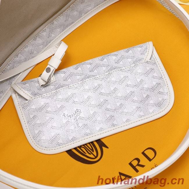Goyard Calfskin Leather hobo bag G9983 white 
