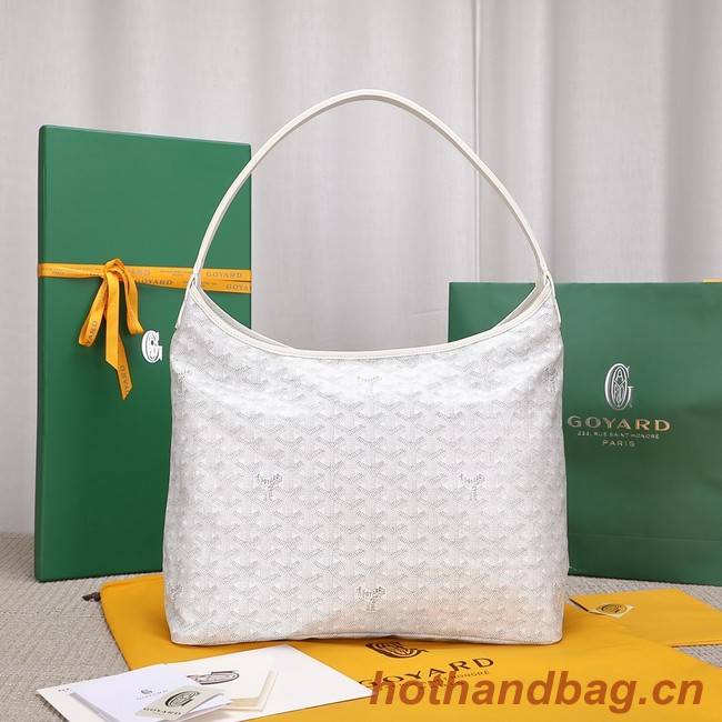 Goyard Calfskin Leather hobo bag G9983 white 