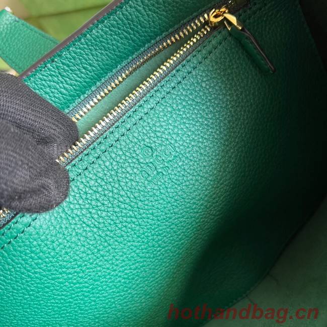 Gucci Jackie 1961 small natural grain bag 636709 Emerald green 