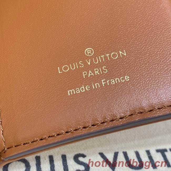Louis Vuitton LV PONT 9 COMPACT WALLET M81393 brown