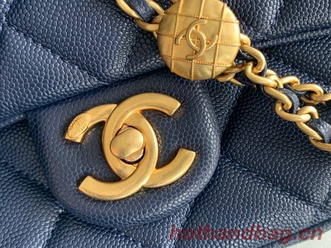 Chanel SMALL FLAP BAG AS3369 Royal Blue