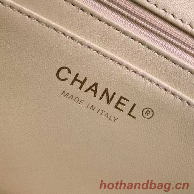 Chanel CLASSIC HANDBAG A01116 green& gold