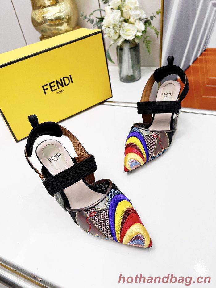 FENDI Shoes FDS00051 Heel 8.5CM