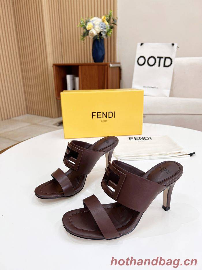 FENDI Shoes FDS00053 Heel 8CM