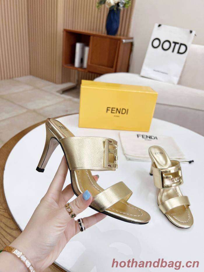 FENDI Shoes FDS00054 Heel 8CM