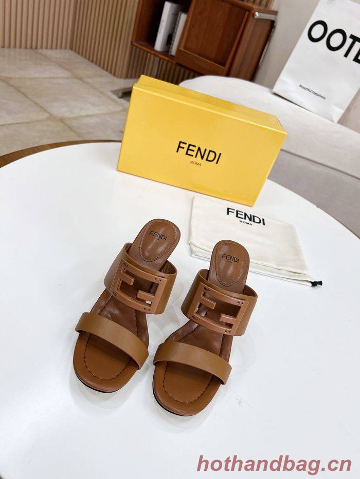 FENDI Shoes FDS00055 Heel 8CM