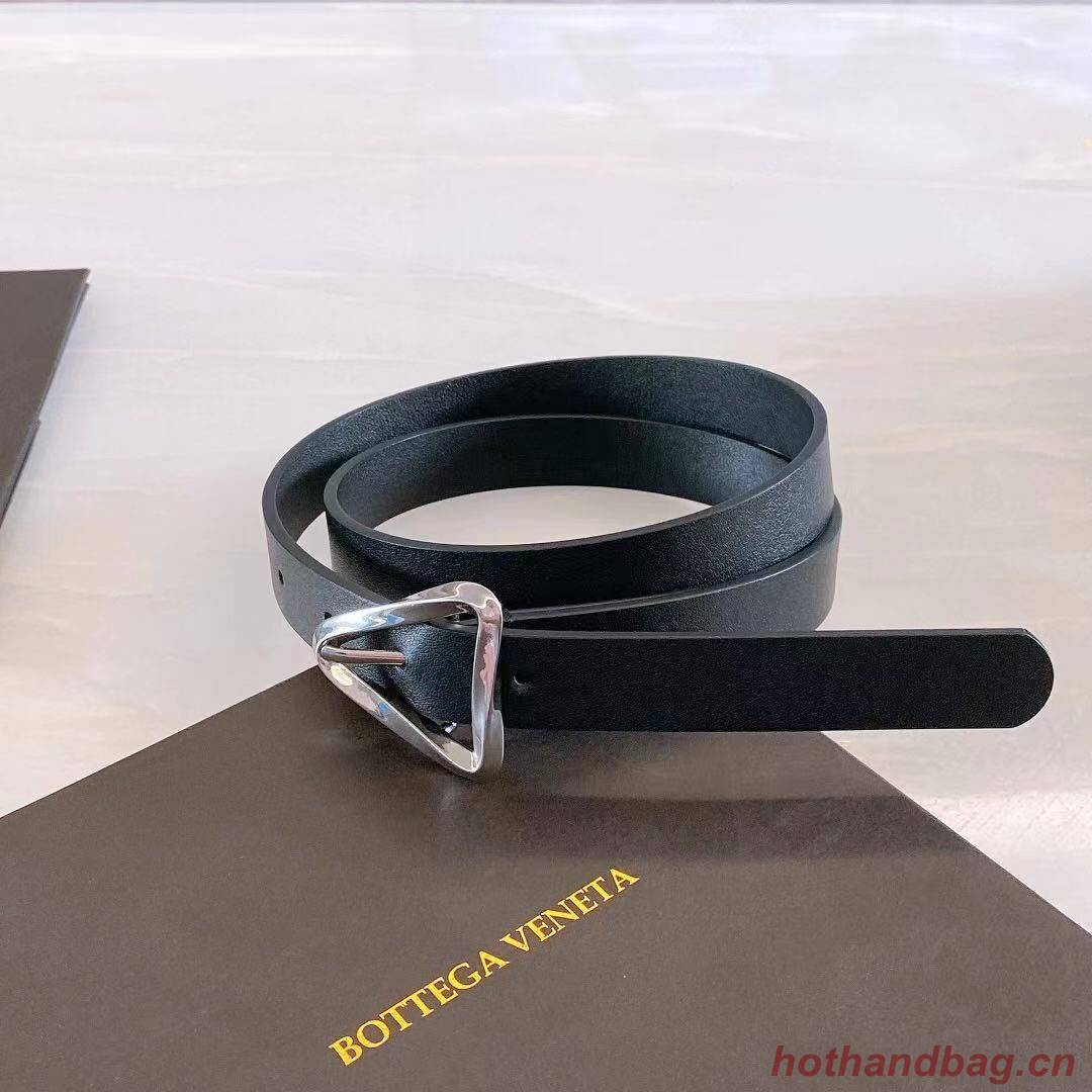 Bottega Veneta Original Leather Belt 5553 Black