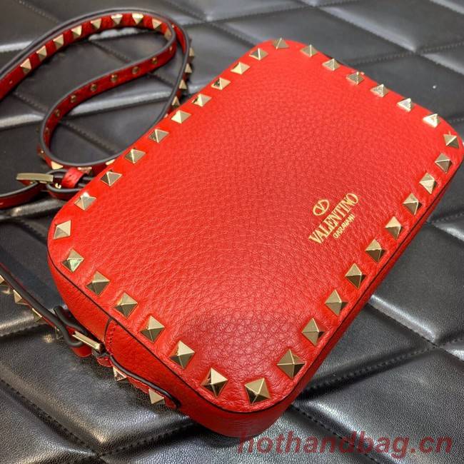 VALENTINO GARAVANI Calf leather bag 7719 red