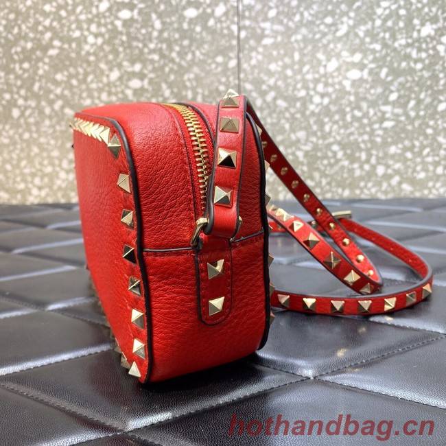 VALENTINO GARAVANI Calf leather bag 7719 red