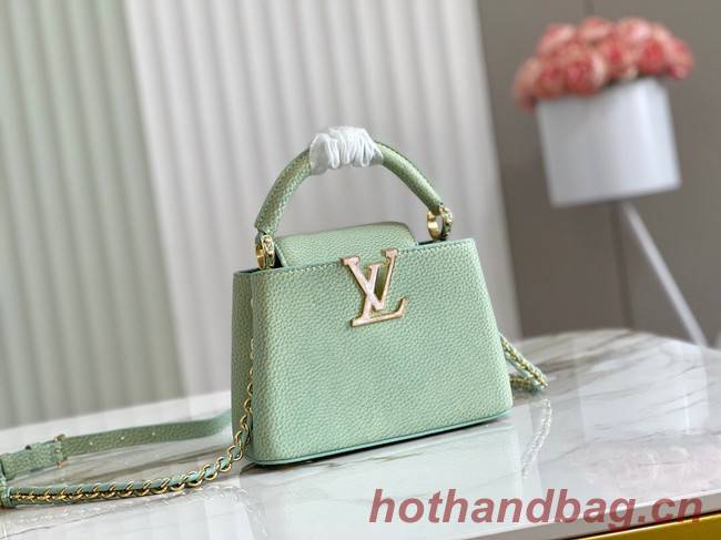 Louis Vuitton CAPUCINES MINI M81190 light green
