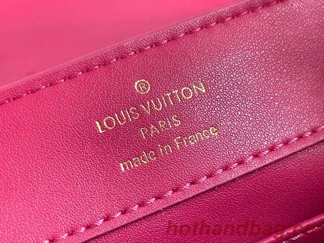Louis Vuitton crocodile skin CAPUCINES MINI M81190 rose