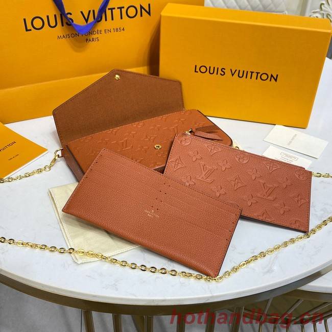 Louis Vuitton FELICIE POCHETTE M64064 Caramel