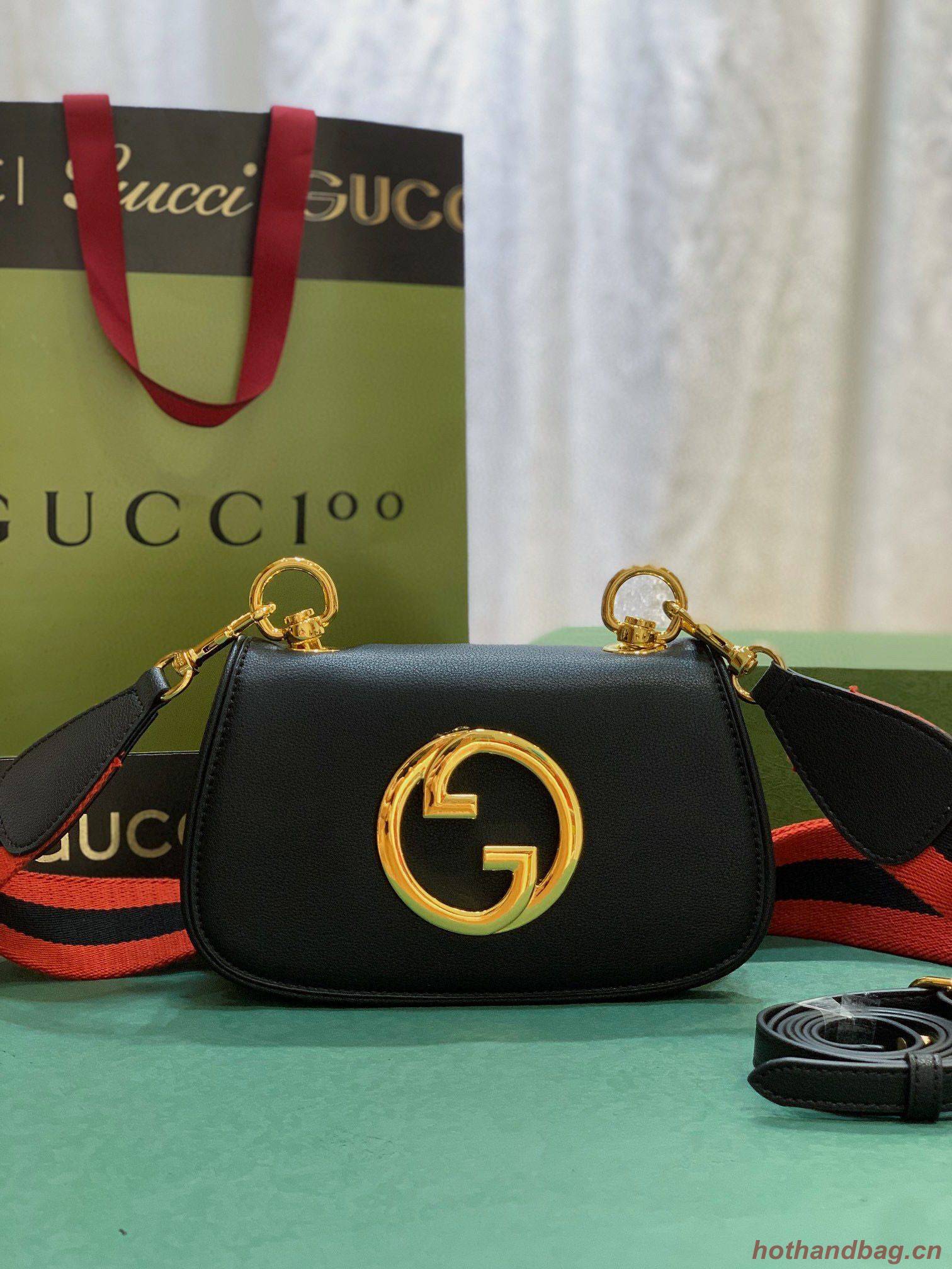 Gucci Blondie Original leahter shoulder bag 698643 black