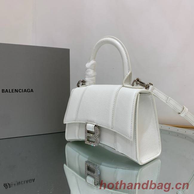 Balenciaga HOURGLASS SMALL TOP HANDLE BAG 59353 WHITE